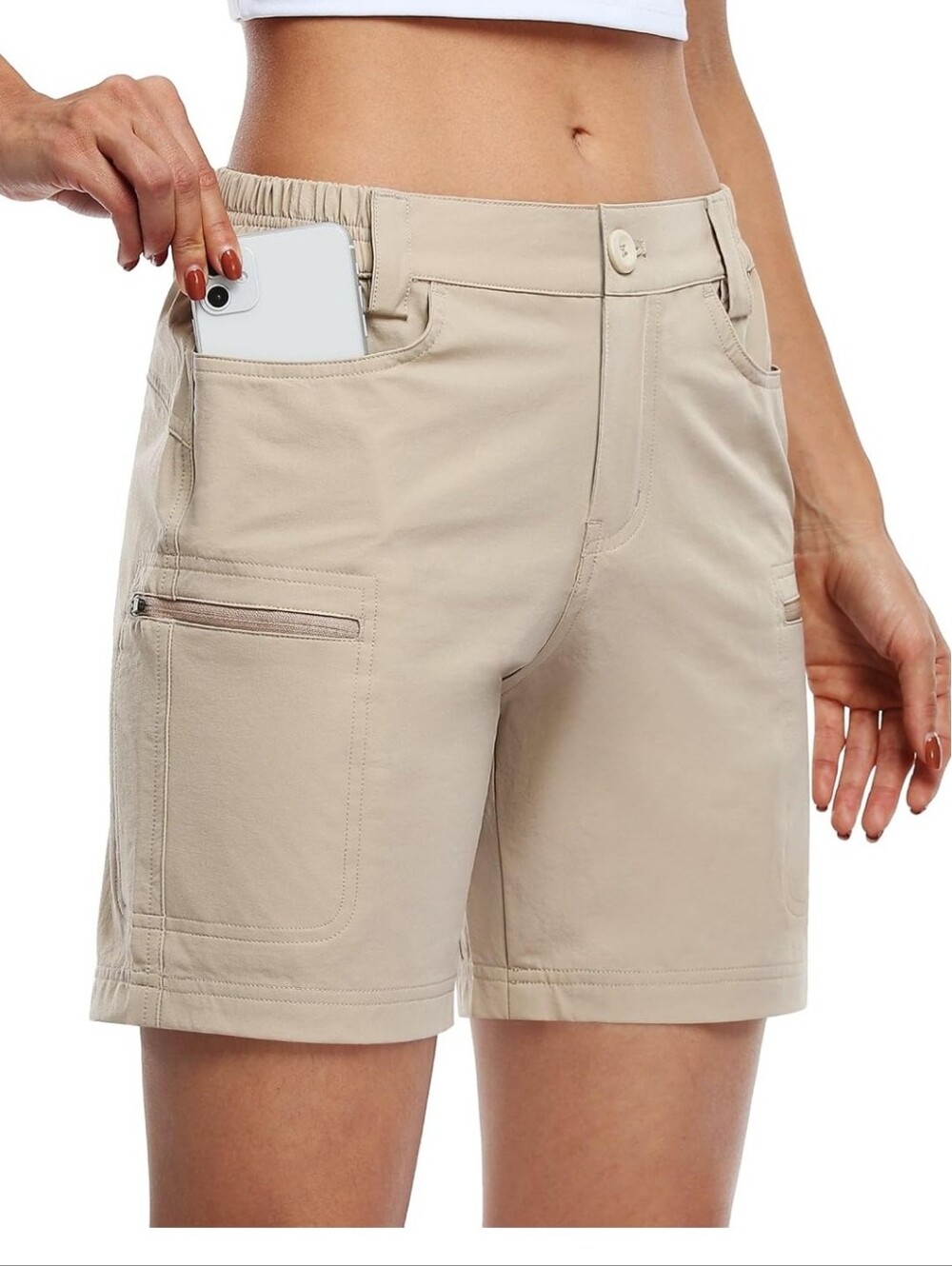 Willit Women's 7" Hiking Cargo Shorts